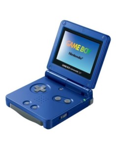 Game Boy Advance SP Azul (Sin Caja + Carcasa Arañada) - GBA