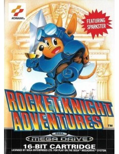 Rocket Knight Adventures (Manual Deteriorado) - MD