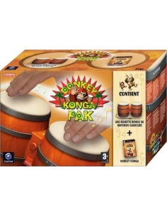 Donkey Konga Bongo + Juego (Caja Deteriorada) - GC
