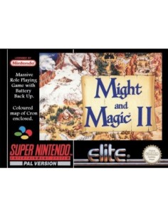 Might and Magic II (PAL-UK + Manual Deteriorado) - SNES