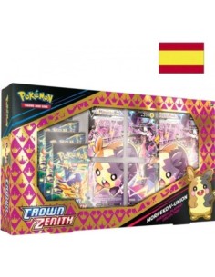 Caja Pokemon Premium Morpeko V-Union con Tapete