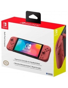 Mando Hori Split Pad Compact Rojo Melocotón - SWI