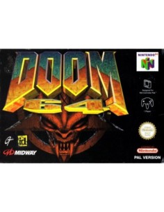 Doom 64 (Caja y Manual Deteriorado) - N64