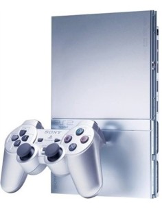 Playstation 2 Slim Silver (Sin Caja + Sin Mando)