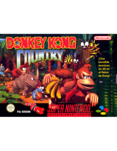 Donkey Kong Country (Manual Deteriorado) - SNES
