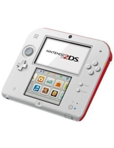 Nintendo 2DS Blanca y Roja (Sin Caja) - 2DS