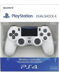 Controller PS4 Dualshock 4 V2 Blanco- PS4