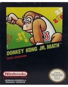 Donkey Kong Jr Math (Sin Manual) - NES